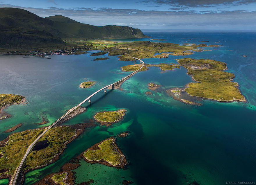 Ishujt-Lofoten-Fredvang-Bridges