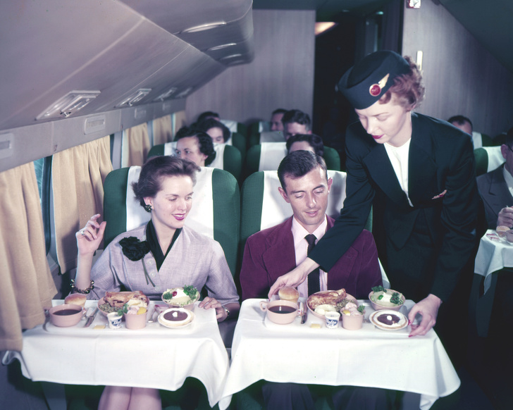DC-7 Inflight Food Service