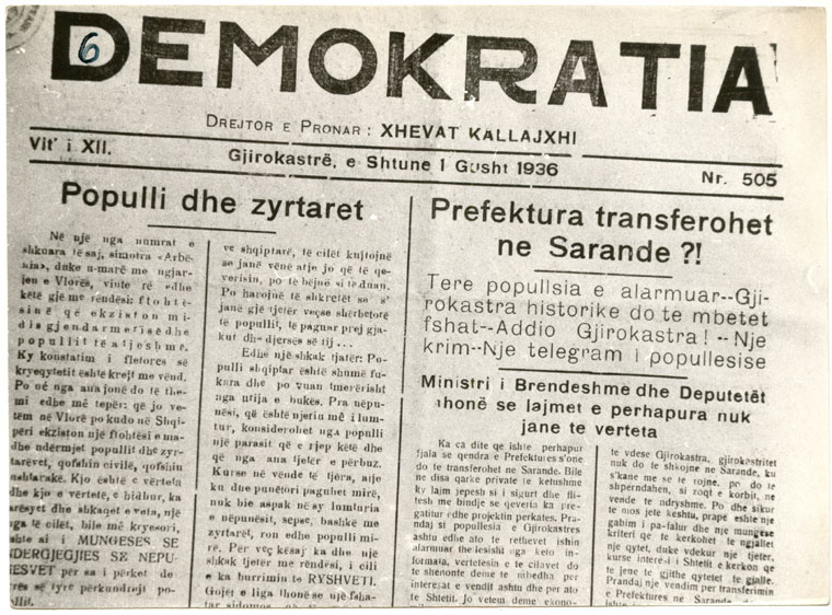 Gazeta Demokratia 1936